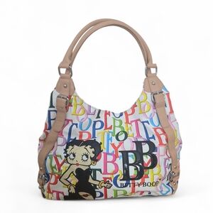 Betty Boop Alphabet Print Y2K Shoulder Bag